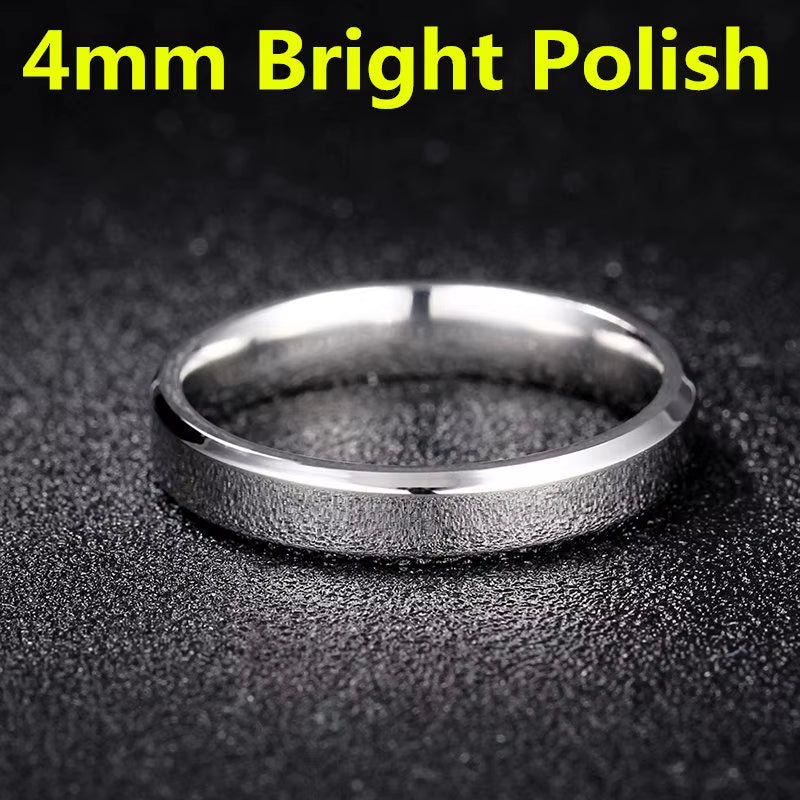 2022 Fashion Charm Jewelry Ring Men Stainless Steel Black Rings for Women