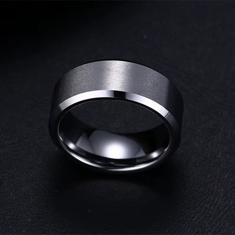 2022 Fashion Charm Jewelry Ring Men Stainless Steel Black Rings for Women