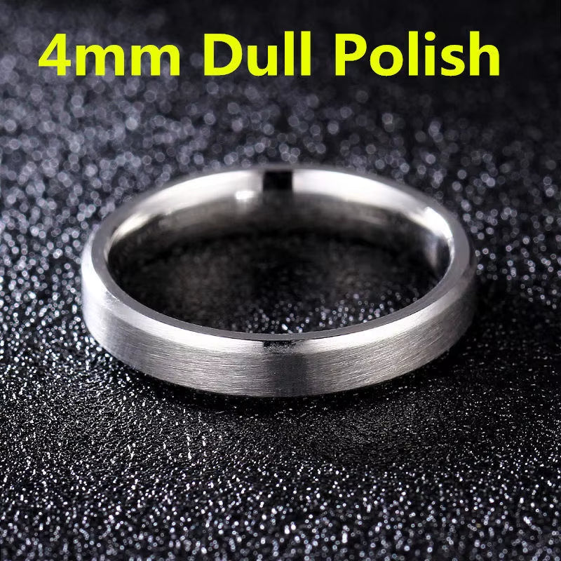 2022 Fashion Charm Jewelry Ring Men Stainless Steel Black Rings for Women