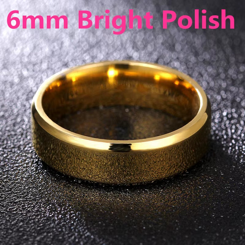 2022 Fashion Charm Jewelry Ring Men Stainless Steel Black Rings for Women