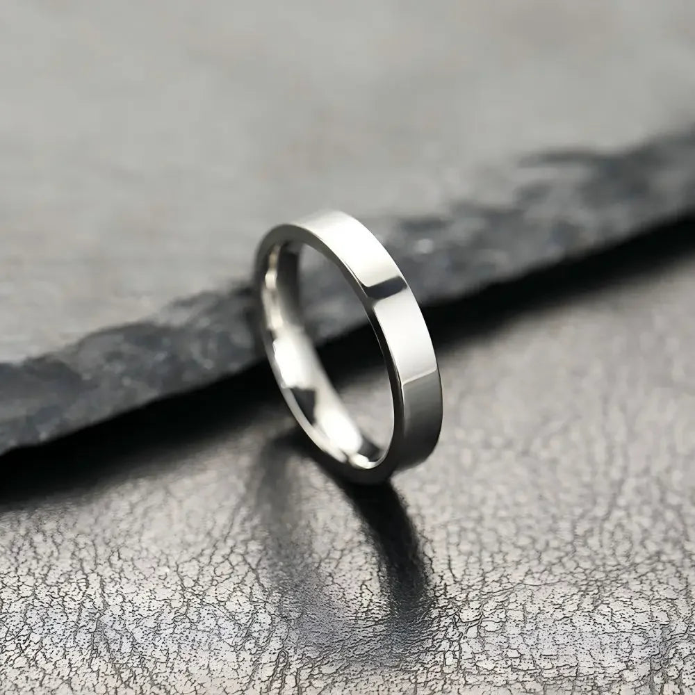 New Charm Jewelry Ring for Men Women Stainless Steel Black Rings Wedding Engagement High Quality Matte Male Accessory